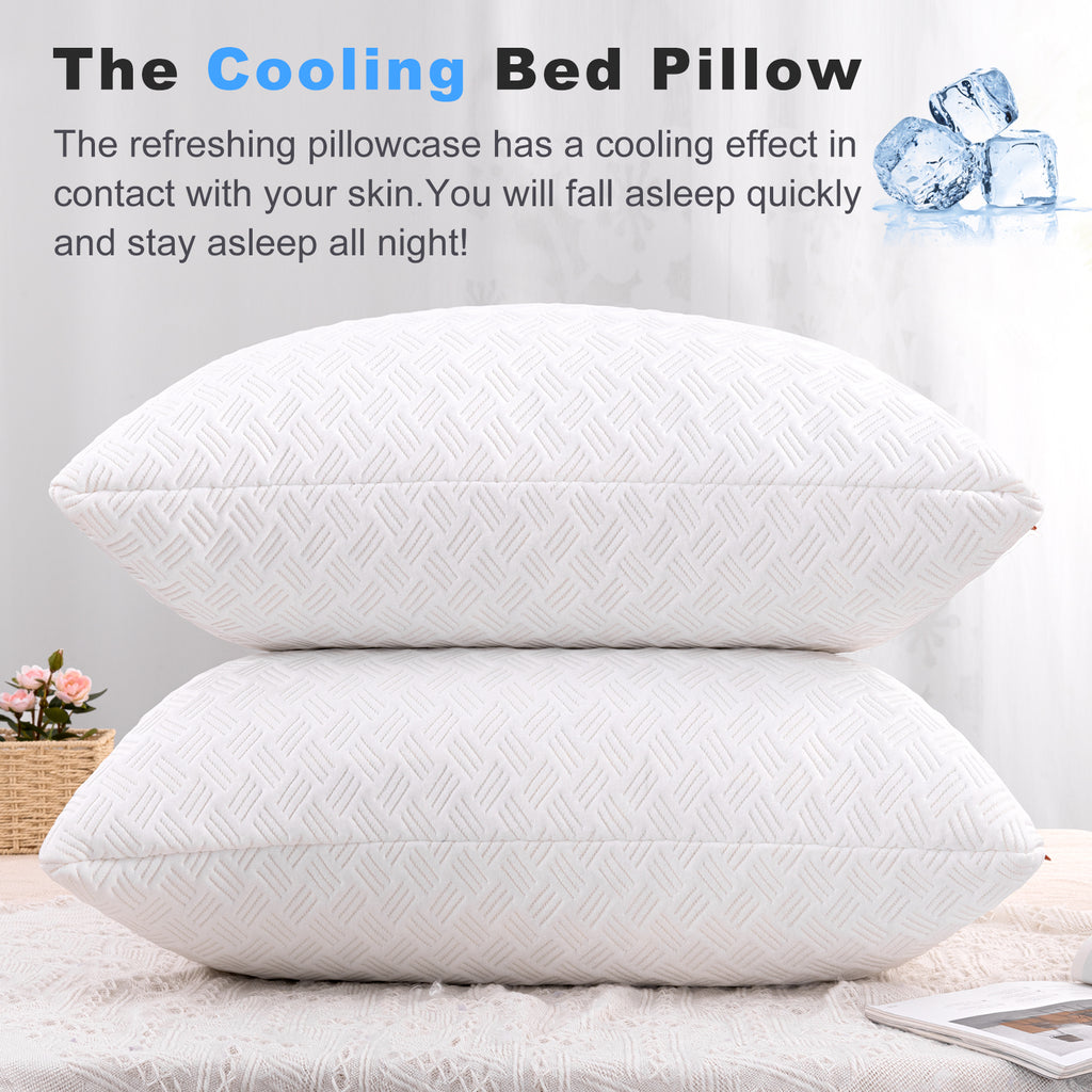The refreshing pillowcase has a cooling effect incontact with your skin.You