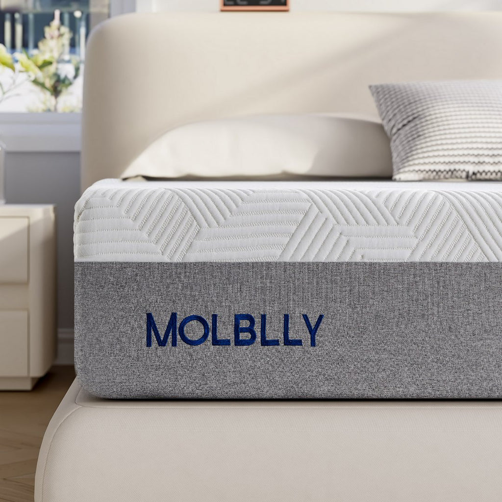 No more morning pains with the medium-firm feel of our supportive mattress.