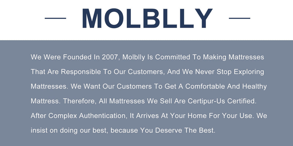 Molblly memory foam mattress brand introduction