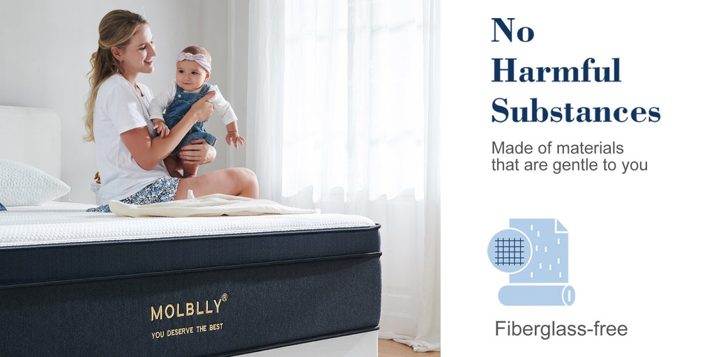 Galaxy innerspring hybrid mattress fiberglass-free