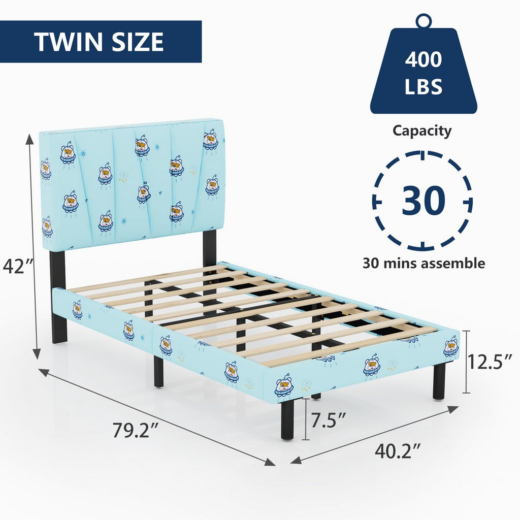 twin size of Universe Bed Frame 