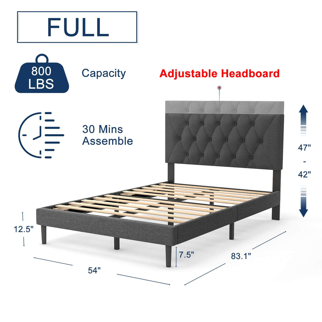 the full size of Tavia Bed Frame