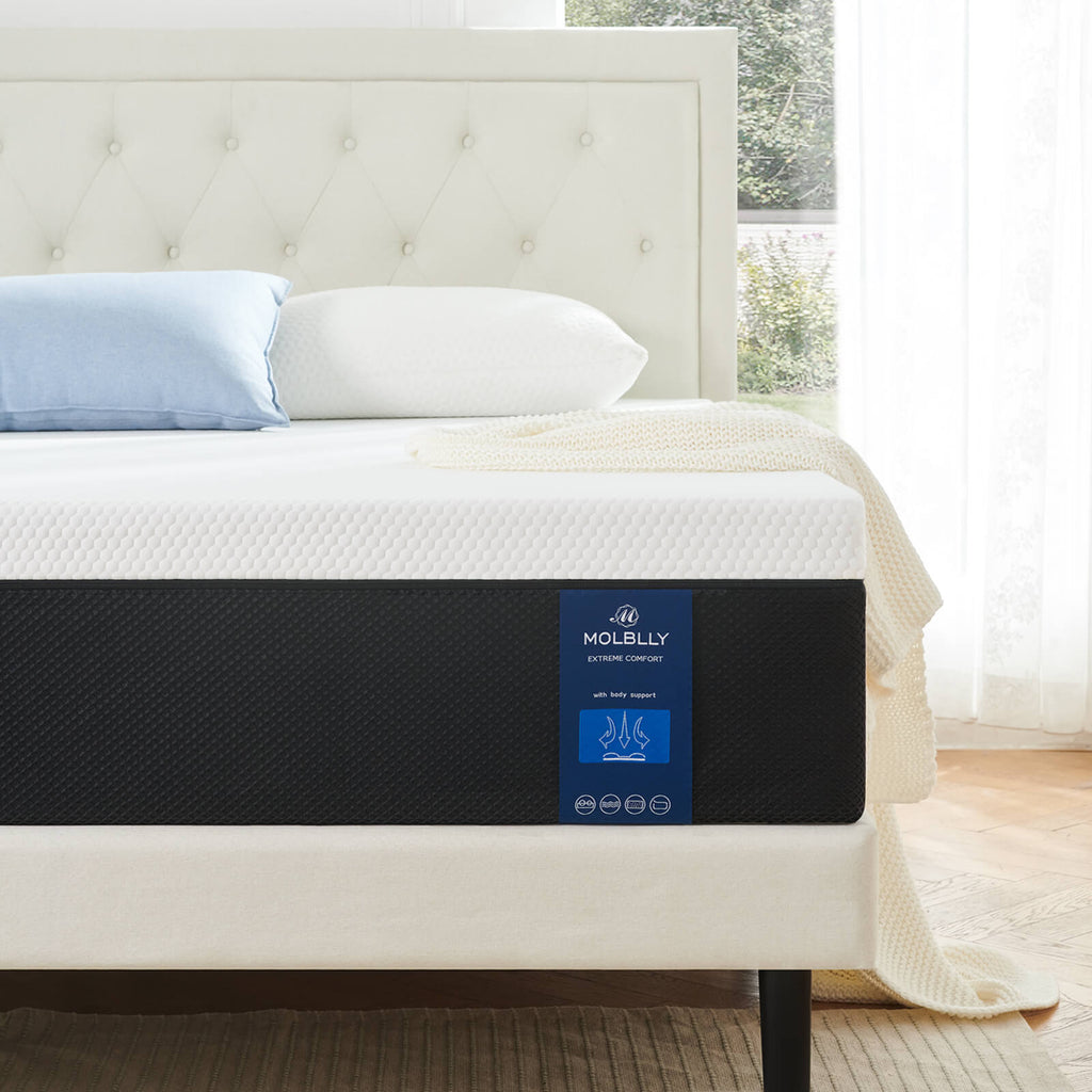 Memory Foam Layer for Exceptional Pressure Relief - Molblly Mattress