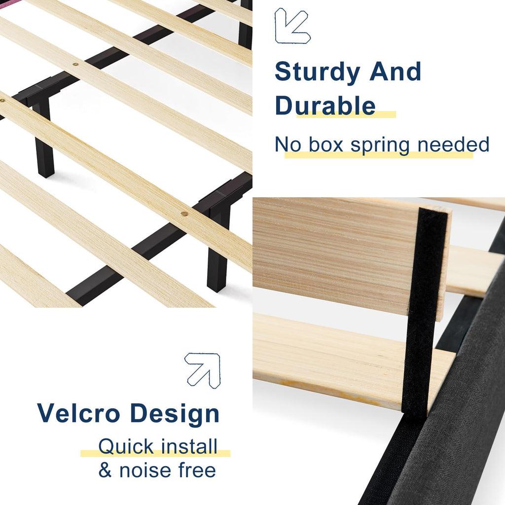 Sturdy And DurableNo box spring needed