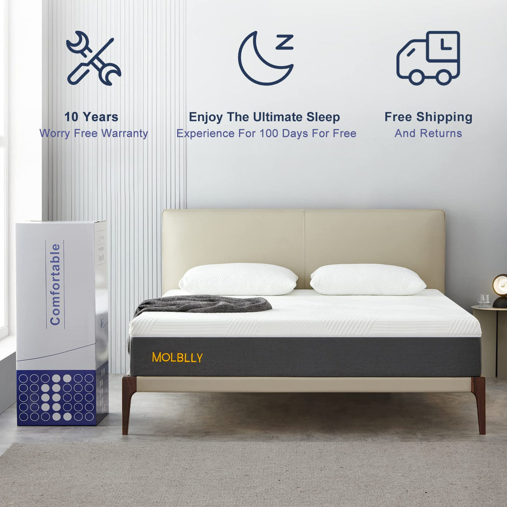 Quality and safety come first - our memory foam mattress is backed by a 15-year warranty.