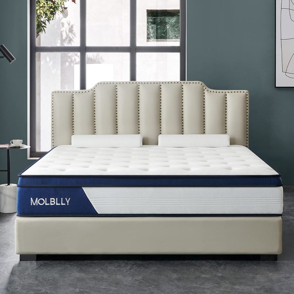 Dream innerspring hybrid mattress has breathable open-cell foam for a cool and ventilated sleeping experience.