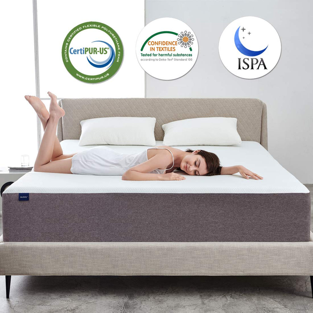 Molblly memory foam mattress has passed certifications such as CertiPUR-US and Oeko-Tex Standard 100 certification