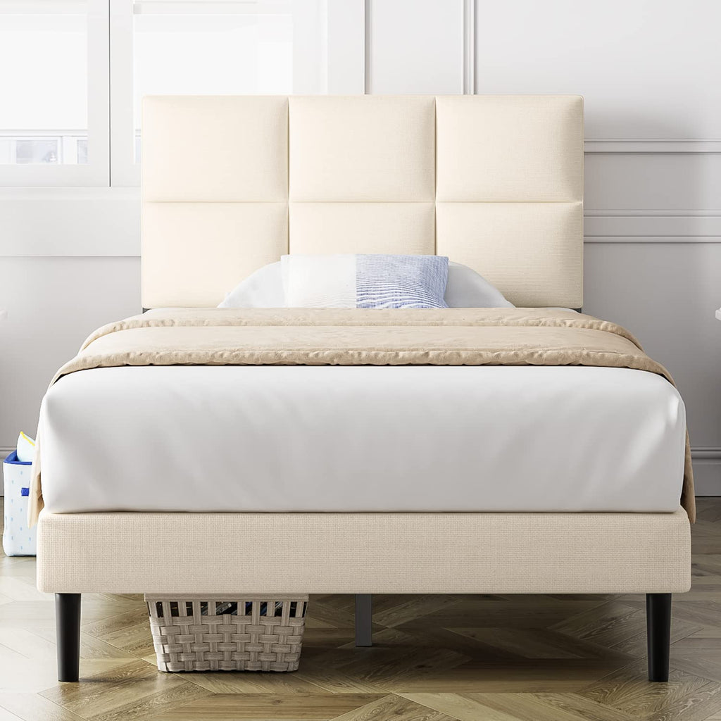Mabelle white Bed Frame twin size