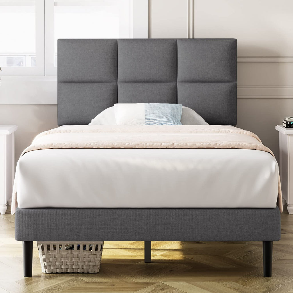 Mabelle Gray Bed Frame twin size