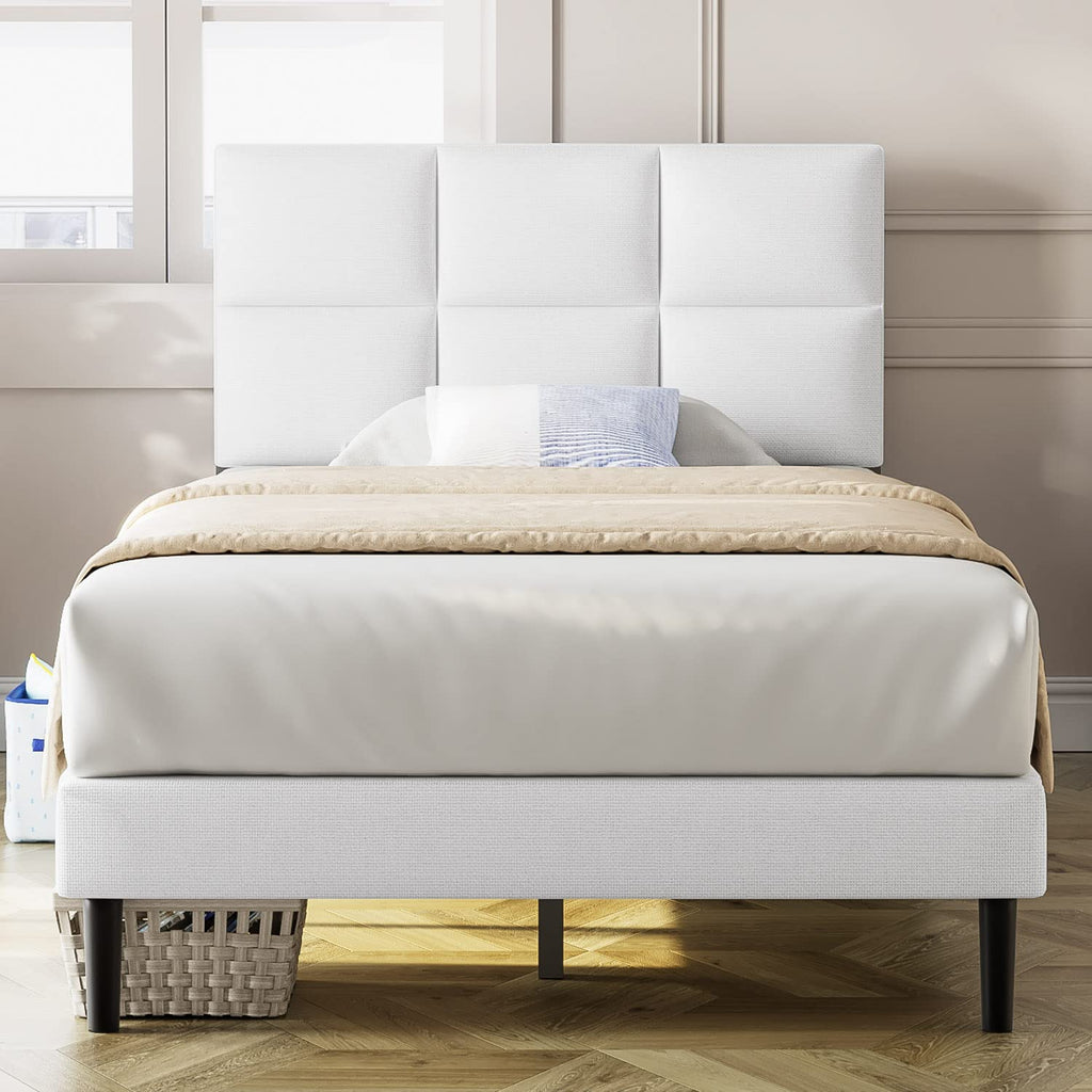 Mabelle white Bed Frame twin size