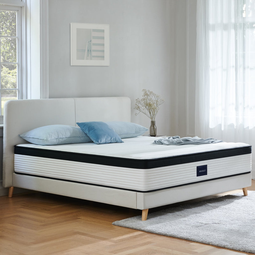 Molblly Cosy hybrid mattress use the safe materials so that is skin-friendly.
