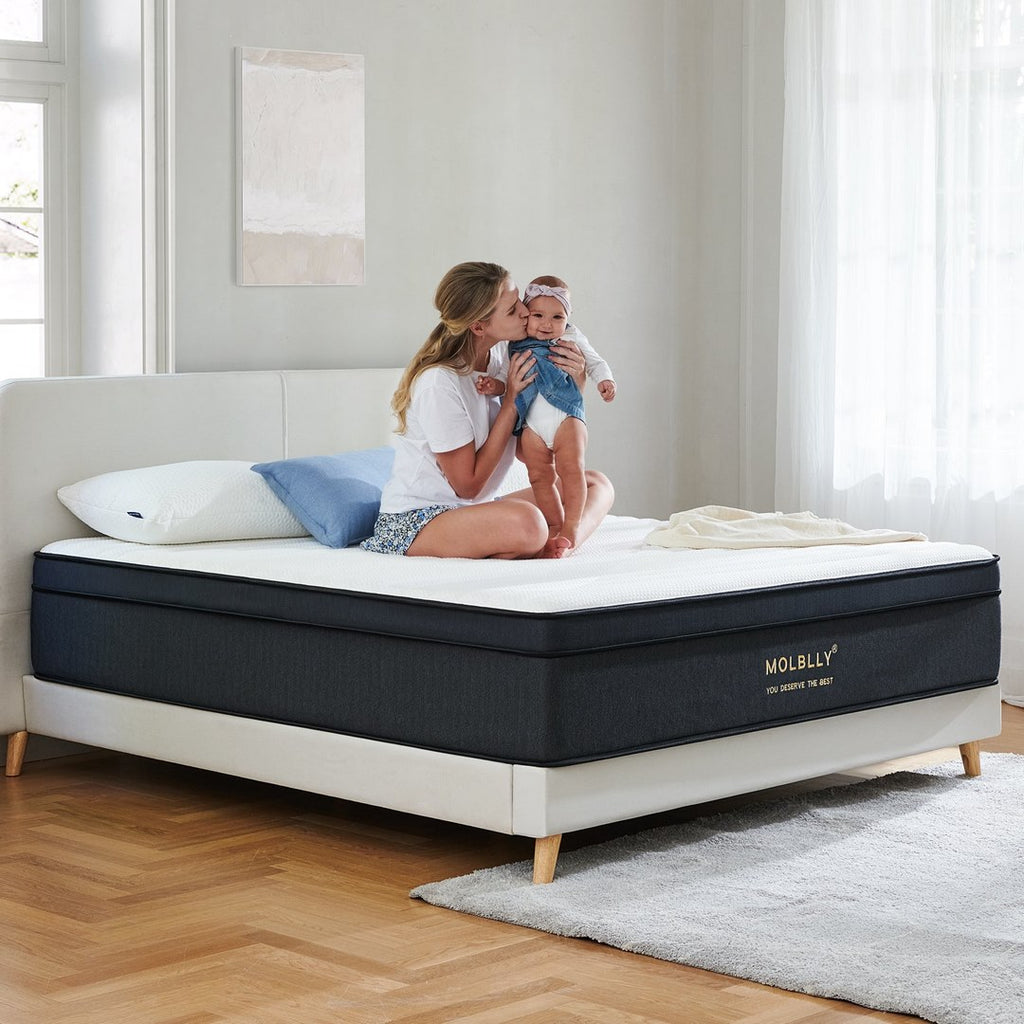 Hybrid mattresses feature reinforced foam - maximizing edge support for added durability.