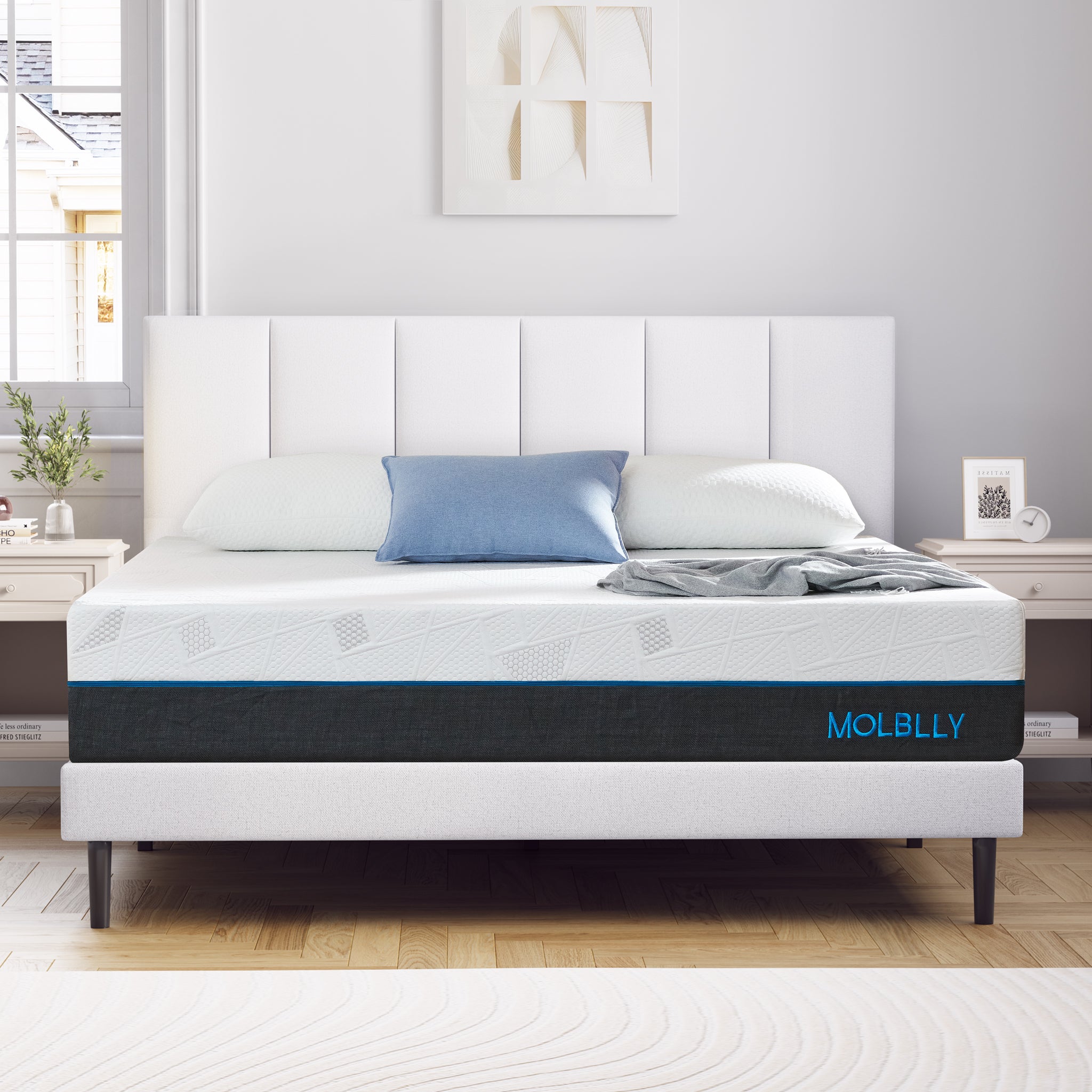 Molblly Twin Size Mattress, 8 inch Cooling-Gel Memory Foam Mattress in a  Box,Fiberglass Free, Breathable Bed Mattress for Cooler Sleep Supportive &  Pressure Relief， 39 X 75 X 8 : : Home