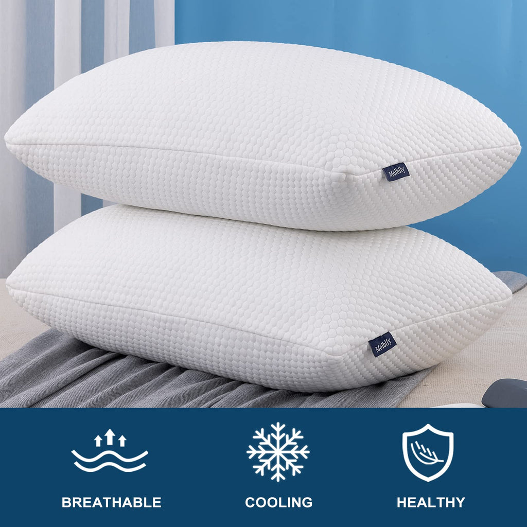 MOLBLLY PILLOW's breathable and odor-free cover for enhanced sleep experience
