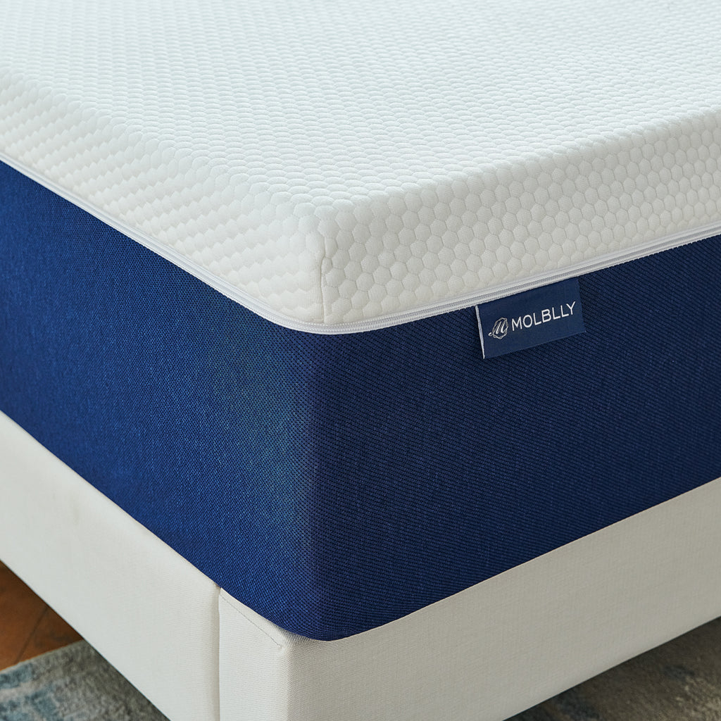 High-density base support foam ensures lasting comfort for a rejuvenating night's sleep.
